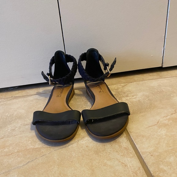 SPERRY TOP SIDER ISHA BLACK WOVEN SANDALS SZ 8 - Picture 2 of 9